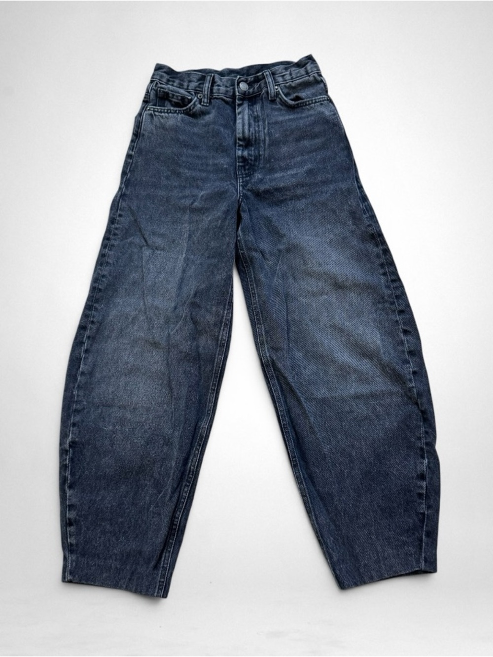 ZW Collection High-Waist Barrel Jeans